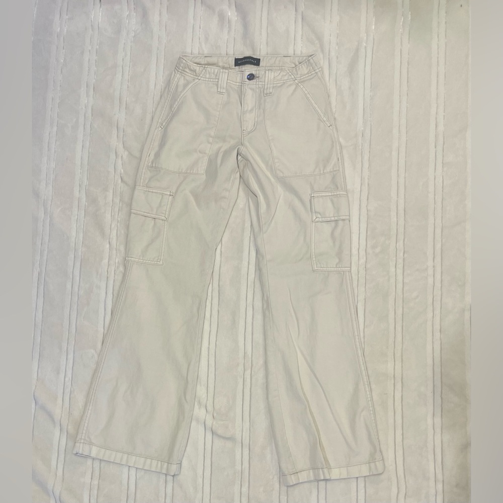 Aeropostale wide leg low wasted flare cargo pants